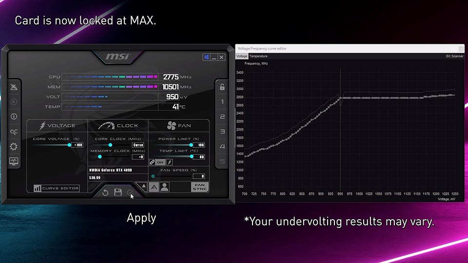 How To Undervolt GPU With MSI Afterburner?