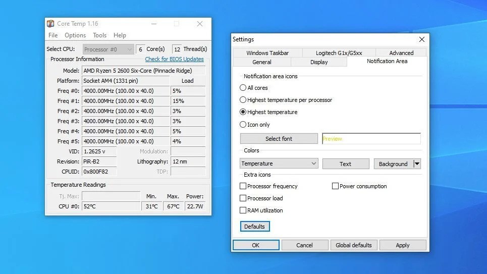 Monitoring CPU Temperature